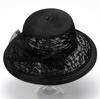 Ladies cool hat sun hat summer elegant fashion top hat organza flower pot hat sun hat