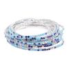 European & American Style Colorful Zircon Diamond Elastic Tennis Bracelet