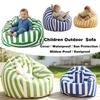 Waterproof Fabric Lazy Lounger Sofa Lightweight Floor Cushion Comfortable Bean Bag Chair  Balcony