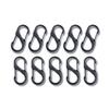 ENN LLC Carabiner S-shaped Hook Set of 10 Automatic Locking