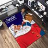Christmas Gift Halloween Themed Cola Beverage Coca Cola Carpet Is Suitable for Living Room and Bedroom Doormats Office Balcony Decorative Carpet V26