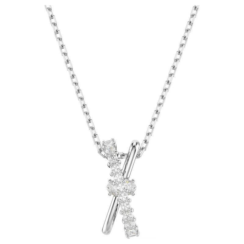 Swarovski Hyperbola X style pendant necklace women s silver 5689723 серебряный