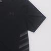 Under Armour Iso-Chill Running Striped Short Sleeve T-Shirt Men Tops Black 1376518-004