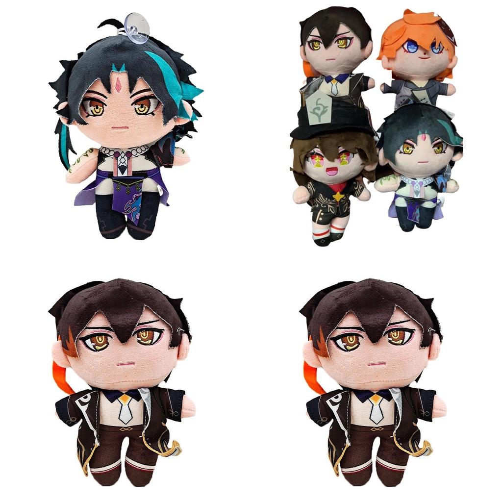 Genshin Impact Plush Toy Collection Scaramouche Gorou Zhongli Hu Tao More!