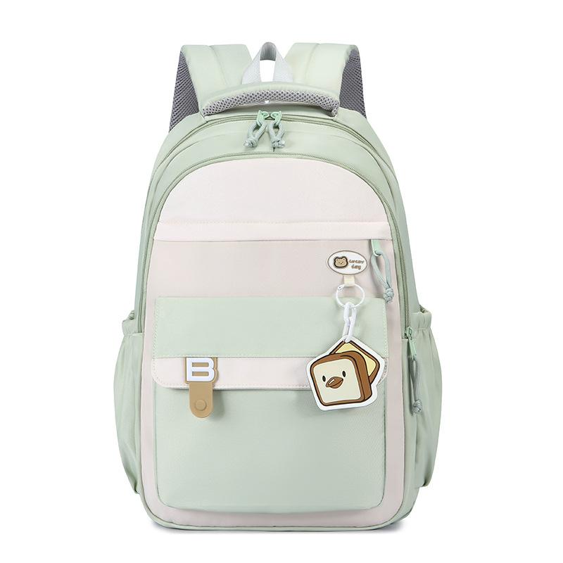 Schoolbag new small fresh backpack female Korean version ins wind junior high school student schoolbag large capacity custom casual backpack