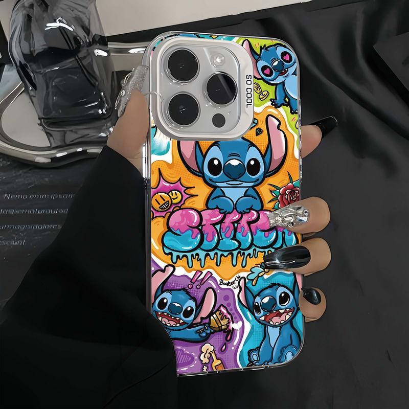Graffiti Stitch iPhone 18 Pro Max Case, Cute iPhone 7 Plus, 14 Pro, Drop-Proof, 13 Hard
