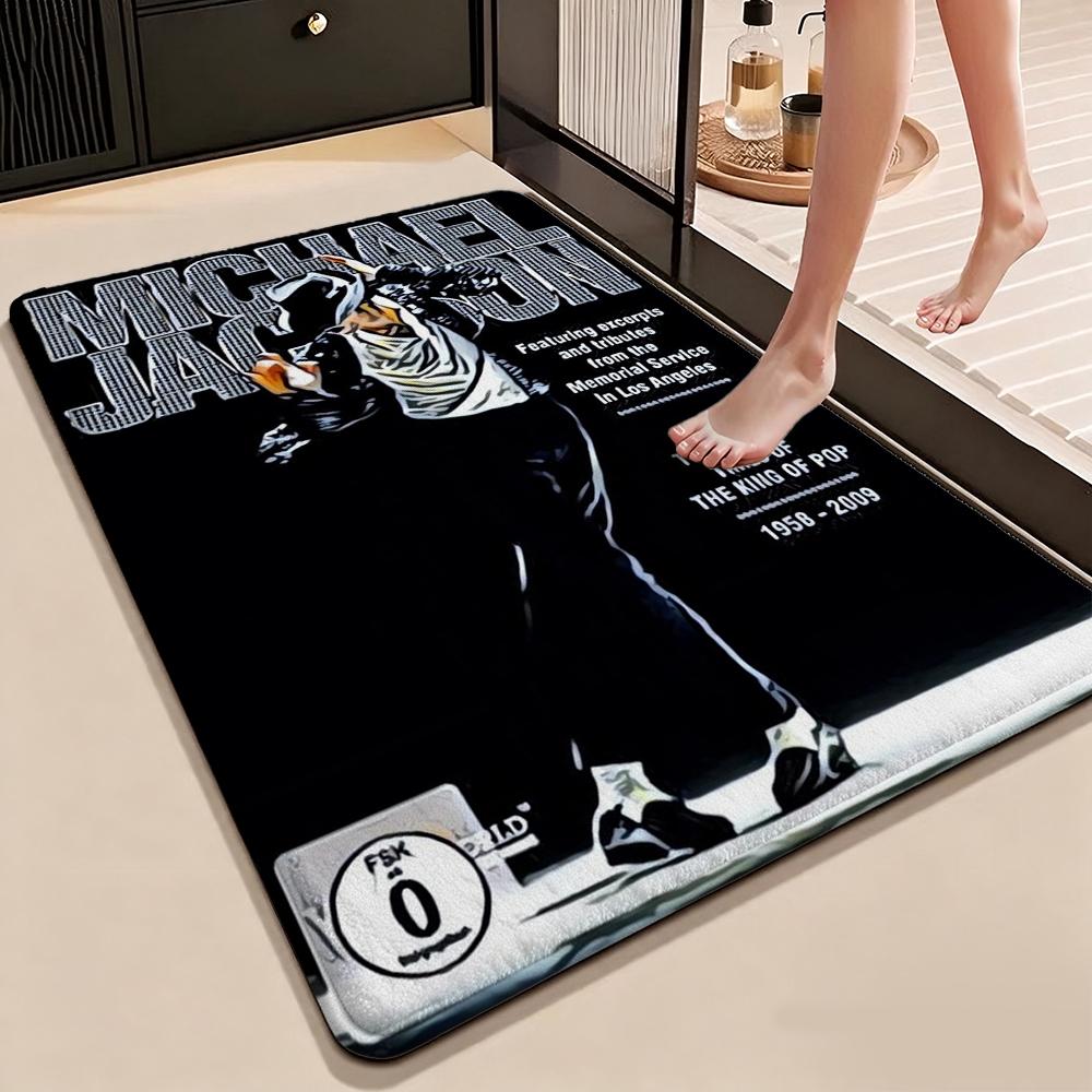Michael Jackson History World Tour Indoor Rug Nonslip Durable Carpet For Bathroom Kitchen Home Decor New Year Gift