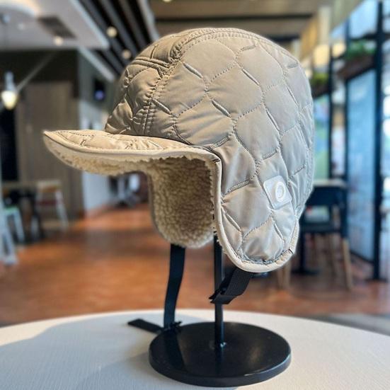 Yousheng Lei Feng Hat Waterproof Winter Hat with Ear Flaps Solid Color Thickened Plush Lining Windproof Cold Resistant Outdoor Cap