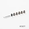FMS 1/10 Atlas RC Truck Car Parts Front Bumper Main Gear Box Set Light Cup Shock Absorbers