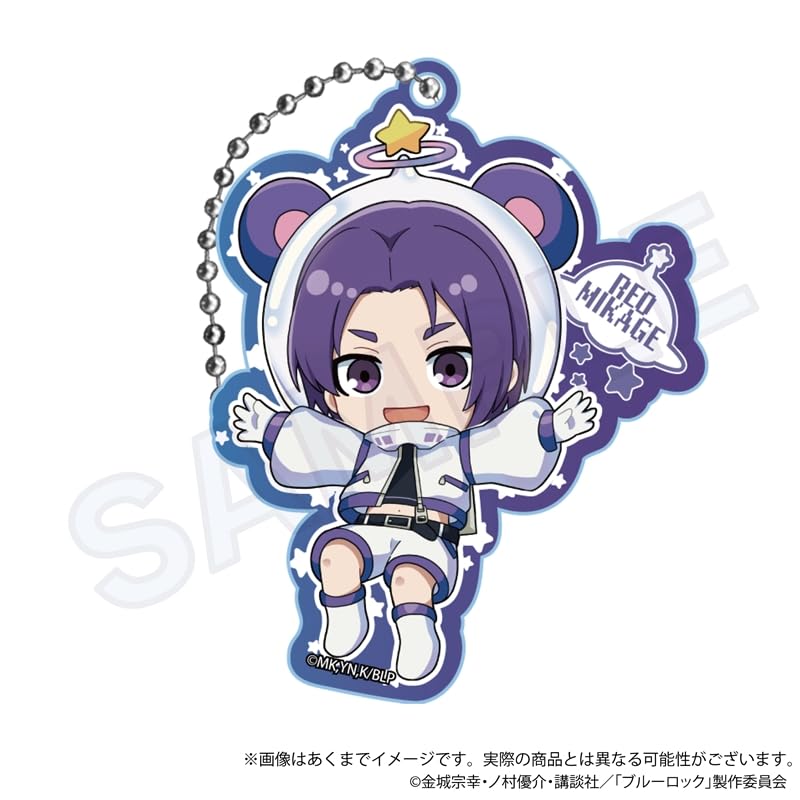 Blue Lock Trading Acrylic Alien Box of 8 Keychains, Ver.,