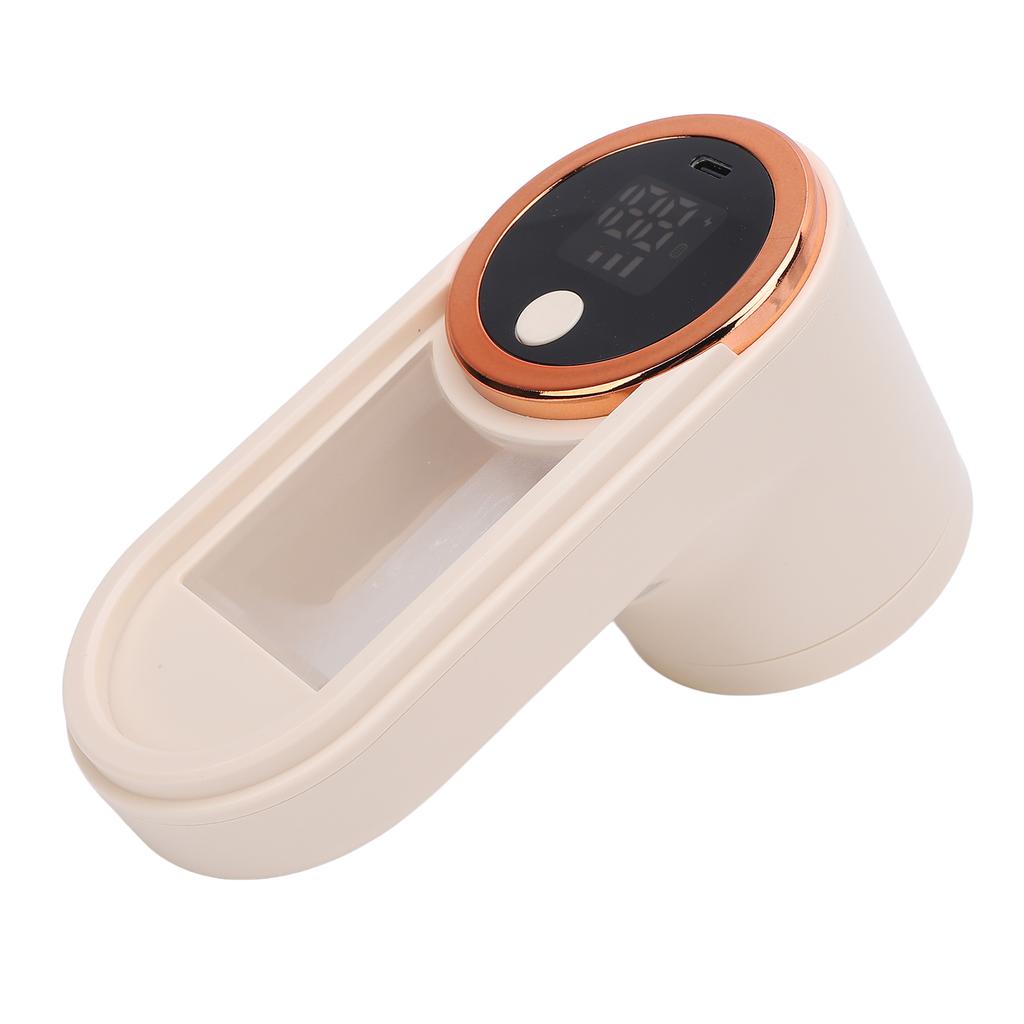 Fabric Shaver Lint Remover for Clothes 3 Gears Type C Rechargeable Lint Shaver with LED Display Beig