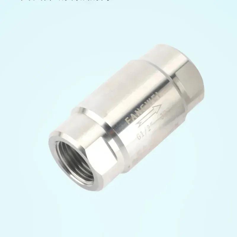 1/8" 1/4" 3/8" 1/2" 3/4" 1" BSPP Female 304 Stainless Steel High Pressure Non-return Check Valves Water Oil One-way Valve