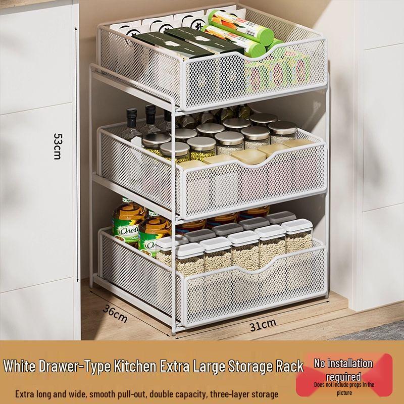 Ausziehbares Unterschrank-Aufbewahrungsregal