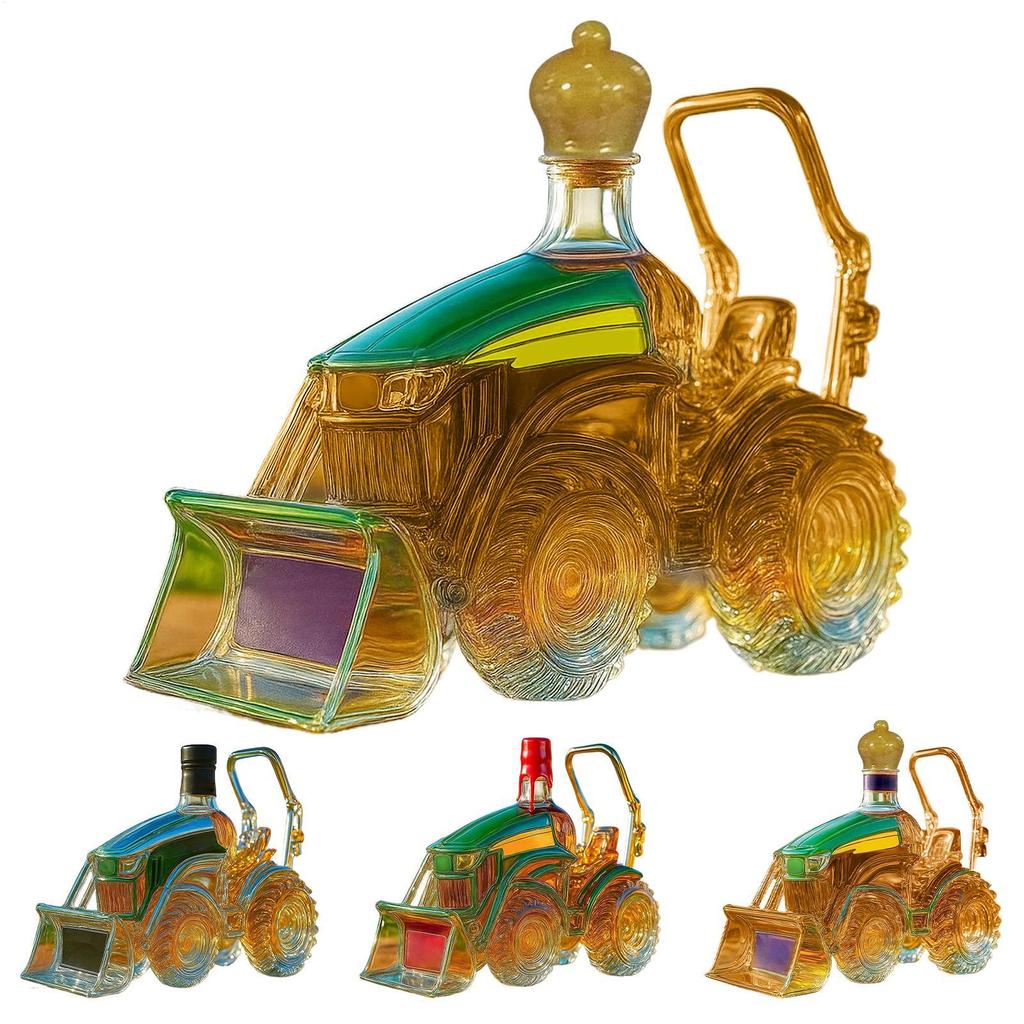 Garrafa de Licor de Vidro Barware Garrafa de Vinho Criativa 3D Garrafa de Vinho Decantador de Vidro Armazenamento Para Decoração de Armário de Bar Amantes de Whiskey