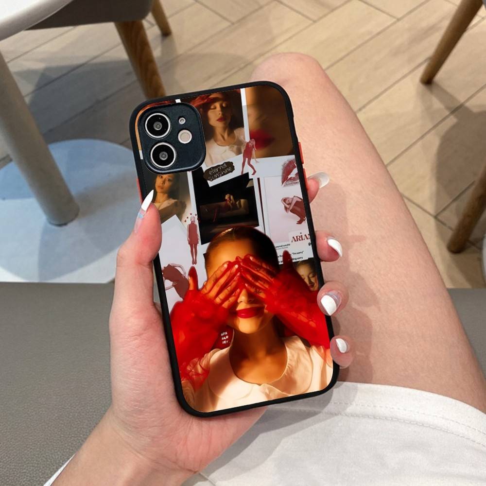 A- Ariana G-Grande Phone Case For IPhone 14 11 12 13 Mini Pro Max 8 7 Plus X XR XS MAX Translucent Matte Cover