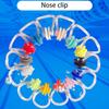 14 Adet Rastgele Renk Su Geçirmez Silikon Yüzme Burun Klipsi Dalış Sörf Yüzme Burun Klipsleri Yetişkinler Çocuklar İçin