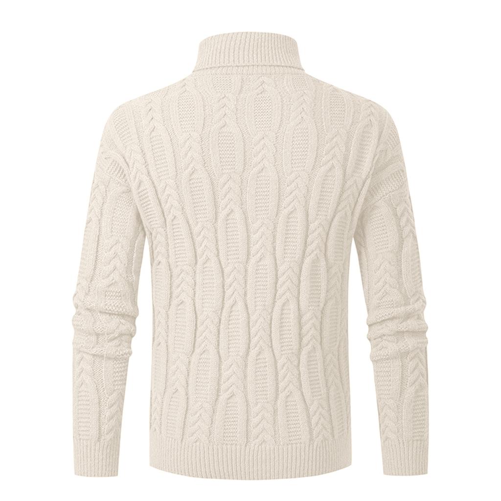 Men's Popular  Fashion  Leisure  Gao Ling  Self-Cultivation  Keep Warm  Pullover  Knitting  Sweater