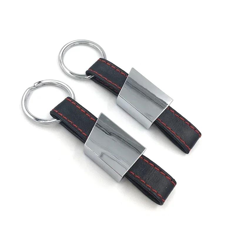 BAIV3 X4 X5 E46 E96 For BMW 1pcs car badge key ring Leather car metal keychain For bmw M Sticker e46 e90 f20 e60 e39 f10 X1 X3 X4 X5