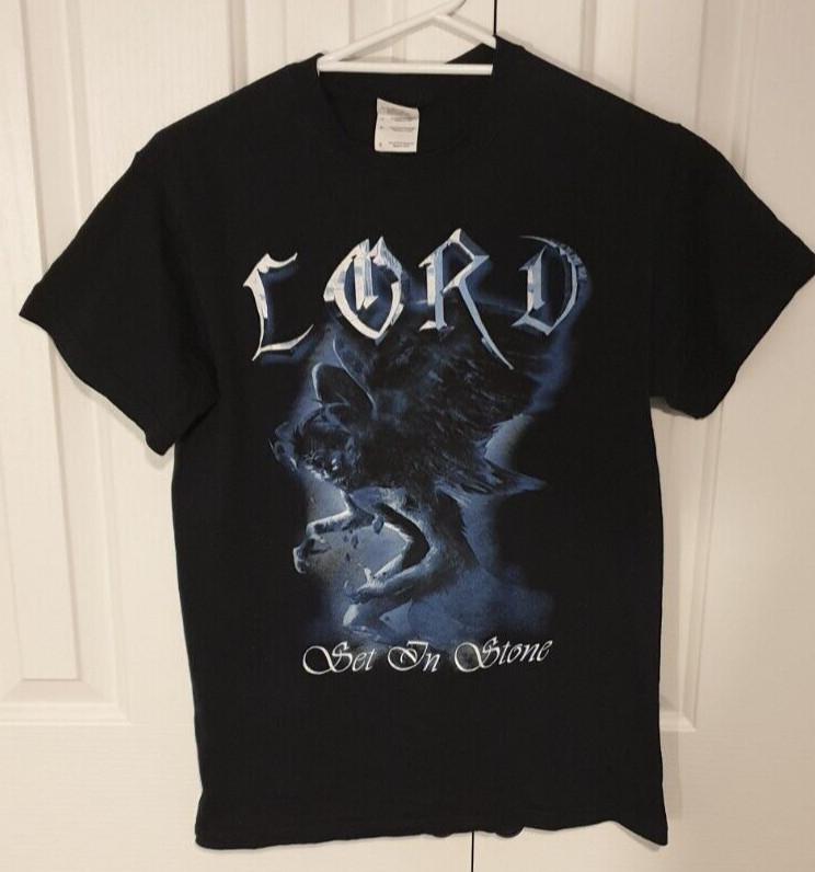 

LORDSET IN STONE Australian Power Metal Band Album Cover TShirt Size Adult S Unisex T-Shirt S
