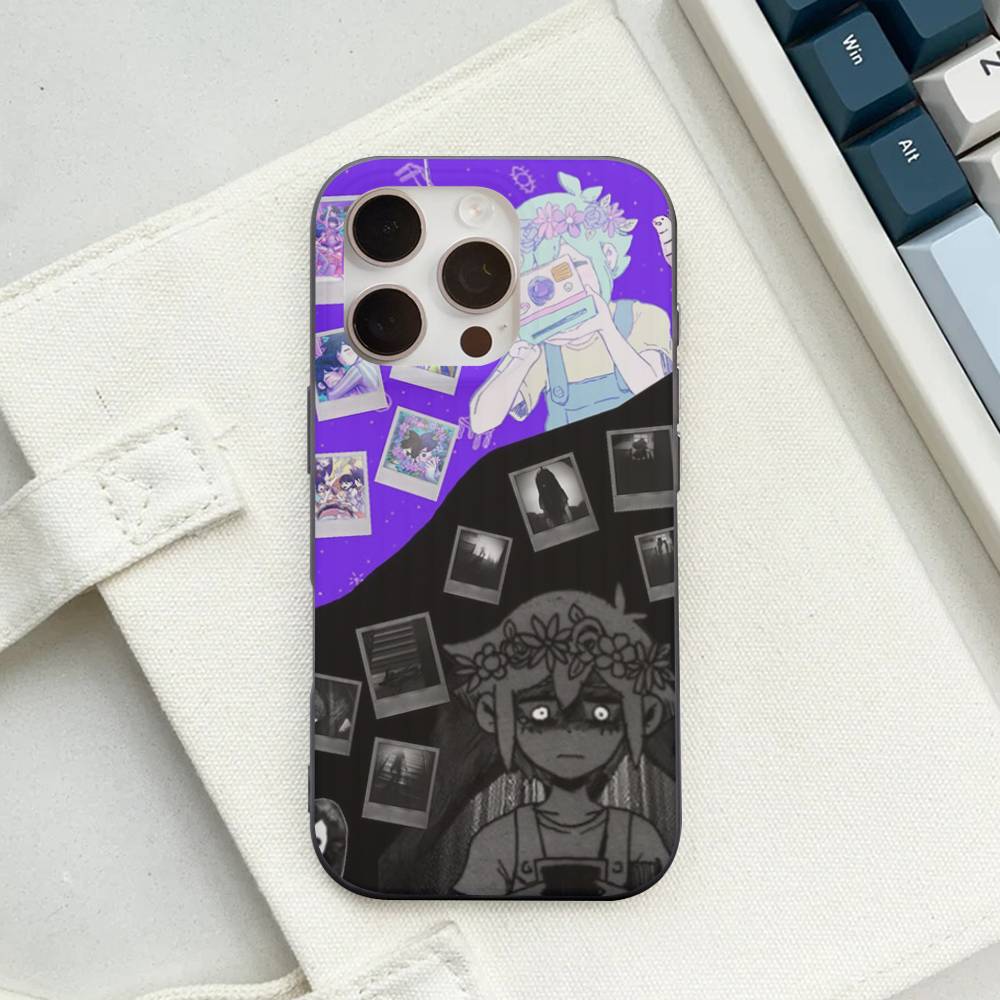 O-Omori Game Phone Case For iPhone 17 16 15 11 12 13 14 Pro Max Soft Corrugated Silicone Cover Case