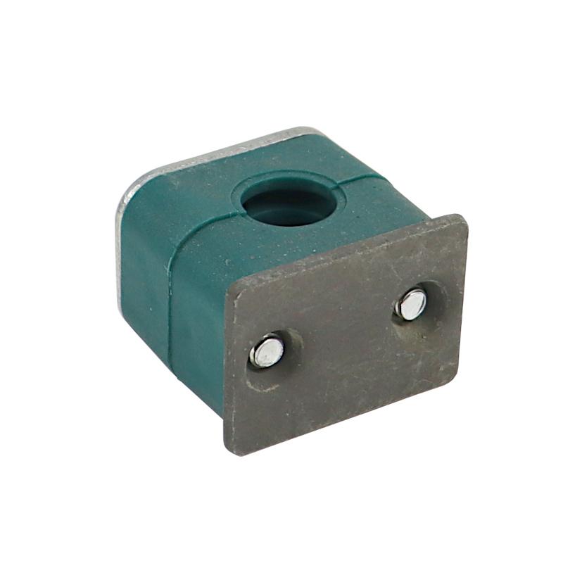 Single polypropylene holder for pipes and cables FI-15mm hexagonal head screws complete DIN3015