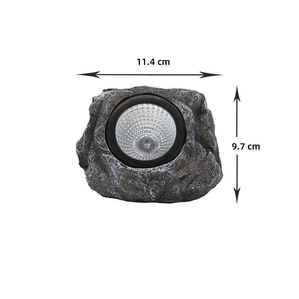 Waterproof Outdoor Solar LED Stone Garden Light