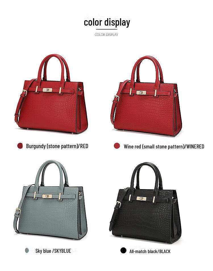 Rote Handtasche für Bräute und Mütter - Elegantes Hochzeitsgeschenk