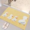 Cute Cartoon Anti-Slip Diatom Mud Bathroom Mat - Water Absorbent Foot Pad for Toilet Door