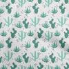 oneOone Georgette Viscose Dark Olive Green Fabric Cactus Sewing Material Print Fabric By The Yard 42 Inch