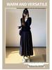 Womens' High Waist A-line Long Skirt, Autumn/Winter 2025
