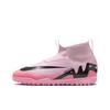 (GS) Mercurial Superfly 9 Academy TF Turf 'Pink Black' Kids' DJ5616-601