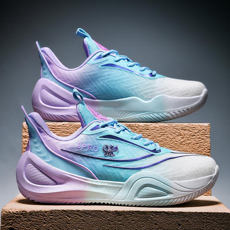 2025 new professional training basketball shoes breathable mesh non-slip comfortable shock absorber cement nemesis super wear-resistant