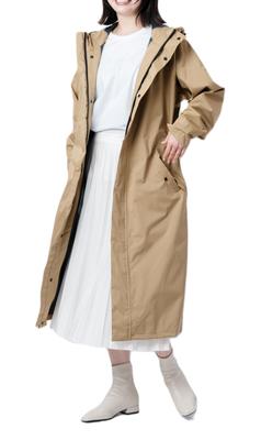 Pirarucu Cycle Mode Size for and School Raincoat, Women's, 7440, Beige, M, Cycling, Commuting,