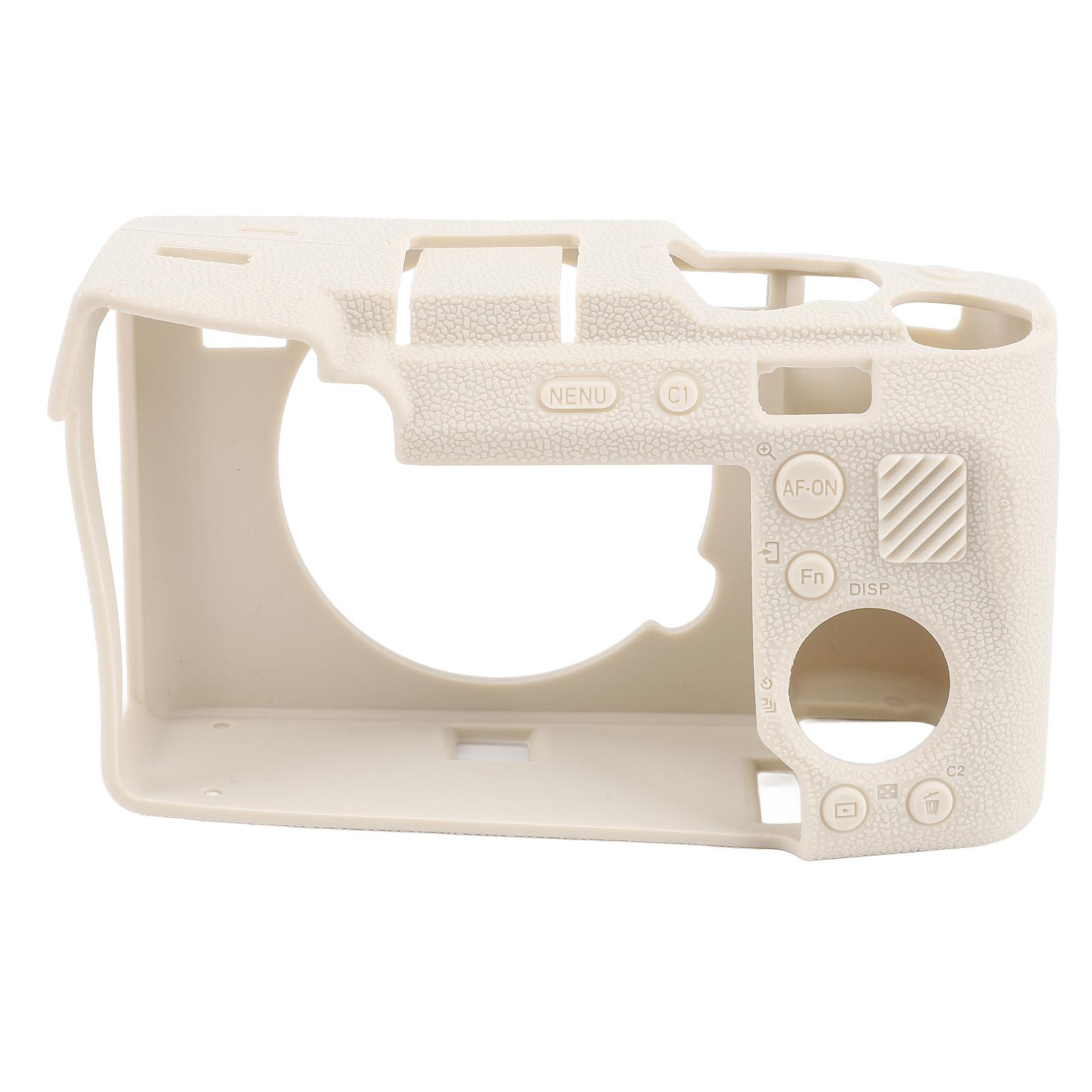 

Мягкий силиконовый чехол для камеры, амортизирующий, нескользящий, защитный чехол для камеры A7CII A7CR Beige