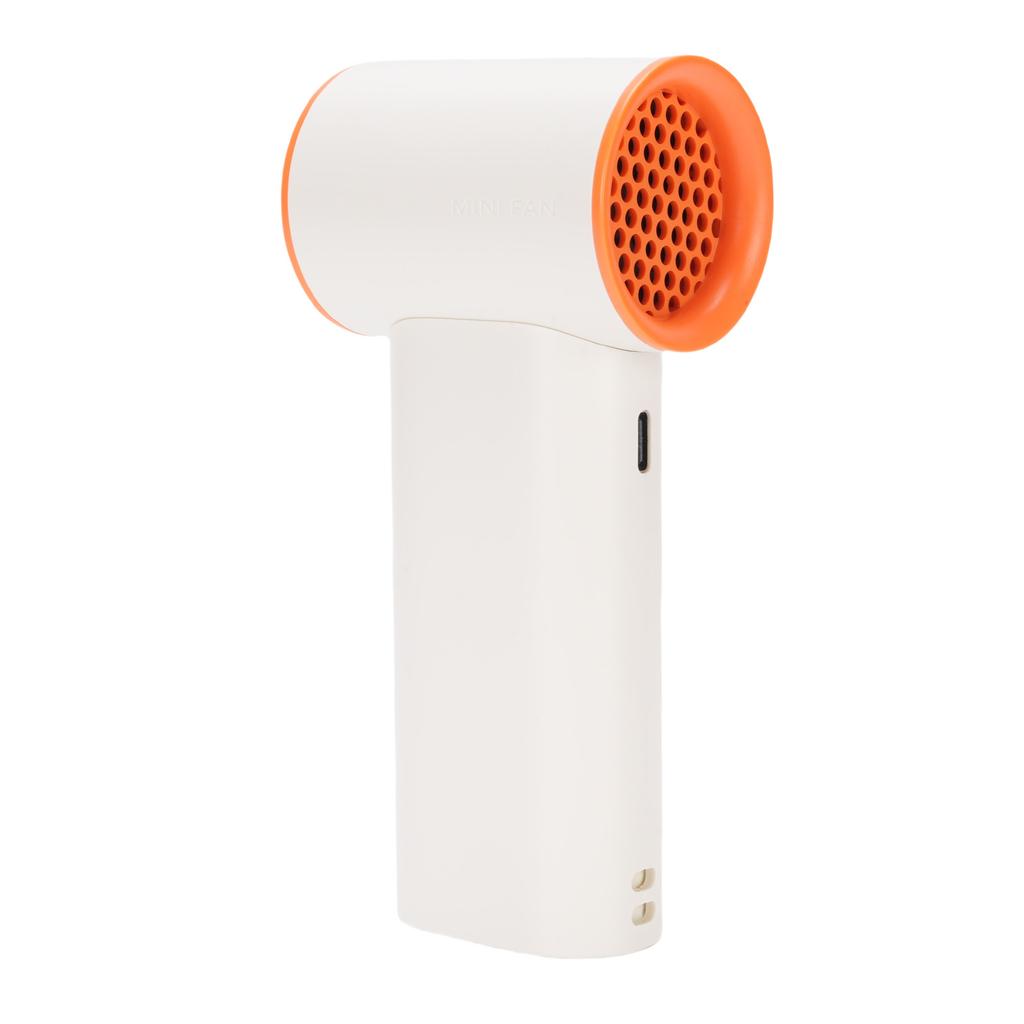 Portable Handheld Fan High Speed Stepless Adjustable Digital Display USB Rechargeable Quiet Small