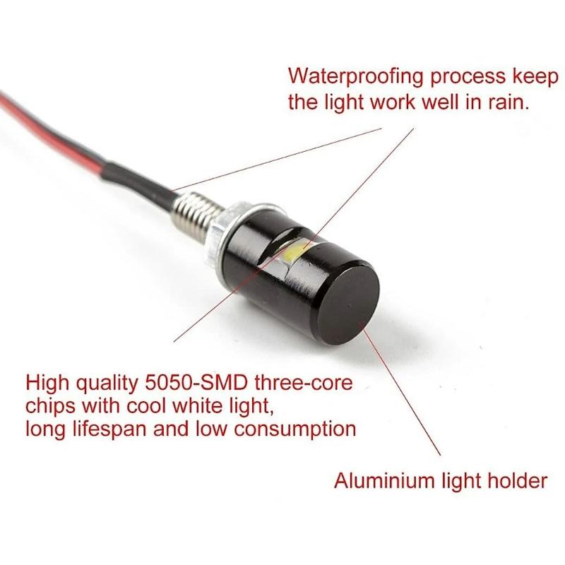 Trailer Marker LED Light Clearance Light License Plate Lamp LED Side Marker Light Indicators for Campers Trucks
