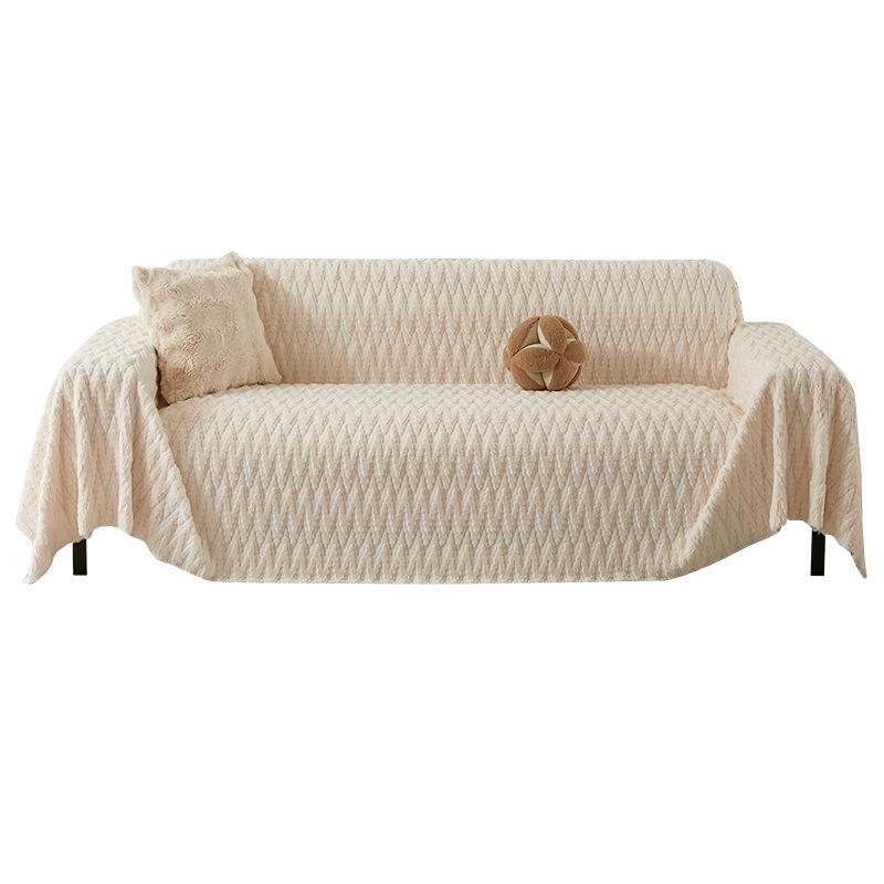 Fleece Sofa Towel Blanket for Live Room Couch Cover Armchair Warm Soft Sofa Cover Slipcover