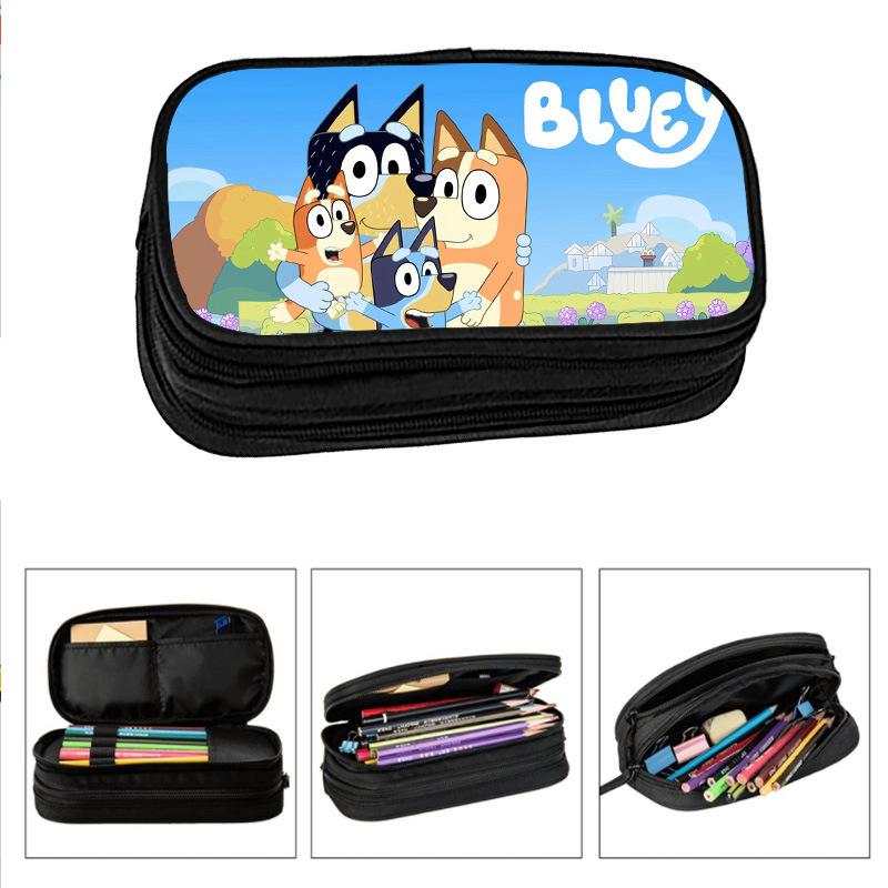 

Bluey Bingo Primary School Stationery Pencil Case Cartoon Characters Children S Cute Stationery Storage Supplies Daily Surprise