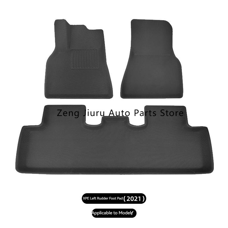 

Доступно для Tesla Model Y 3D: защита спинки заднего сиденья, противоударный коврик, коврик для ног XPE и коврик в багажник модели Y 2021 г.