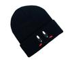 1pcs New Autumn Winter Bonnets Beanie Hats Cute Smiley Face Big Eyes Embroidered Knitted Hats Unisex Warm Knit Hats Five Colors