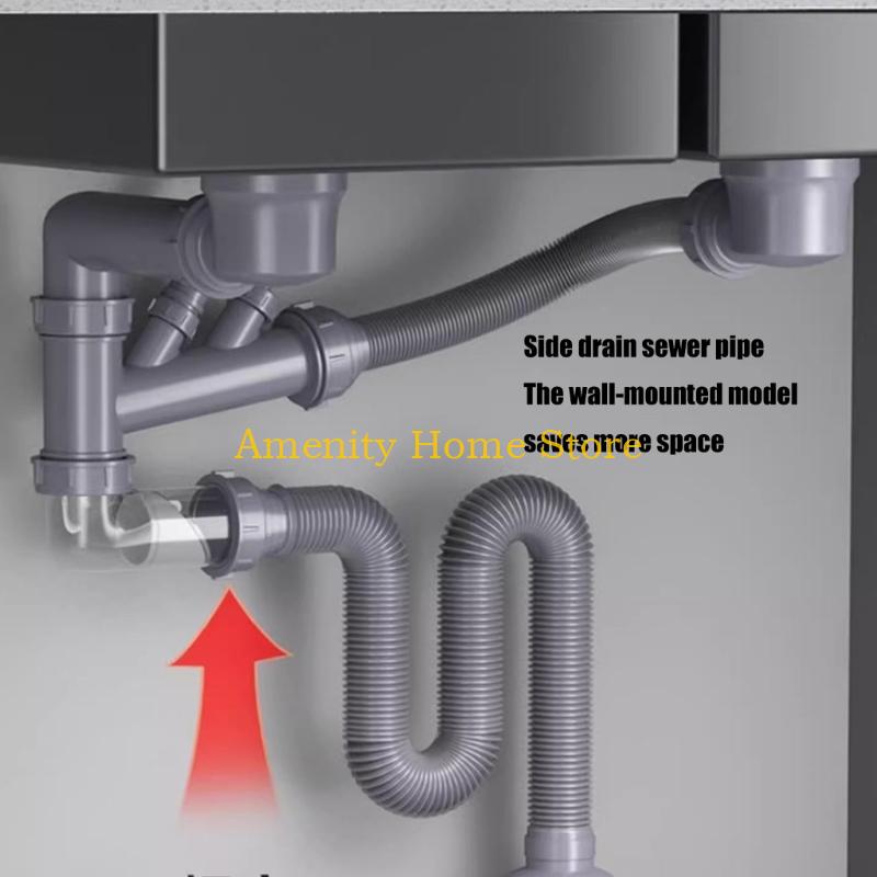 F26C Not Clog Corrosion Proof Sink Drainage Solution Universal Installation
