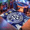 FK Austria Wien Teppich für Wohnzimmer Schlafzimmer Zuhause Sofadekoration, Rutschfeste Bodenmatte für Kinder zum Spielen