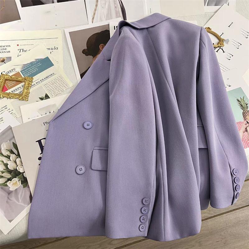 Lässiger Damenblazer für das Büro Damenmode Langarm Jacke Blazer Oberbekleidung Mantel