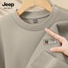 JEEP SPIRIT Men's Loose Fit Round Neck Sweatshirt