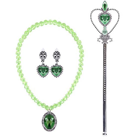 Be-Unique Princess Accessory Toy Set: Tiara, Bracelet, Necklace, Stick, Earrings, Ring, and Gloves. Perfect for Transforming, Playing, and Parties.