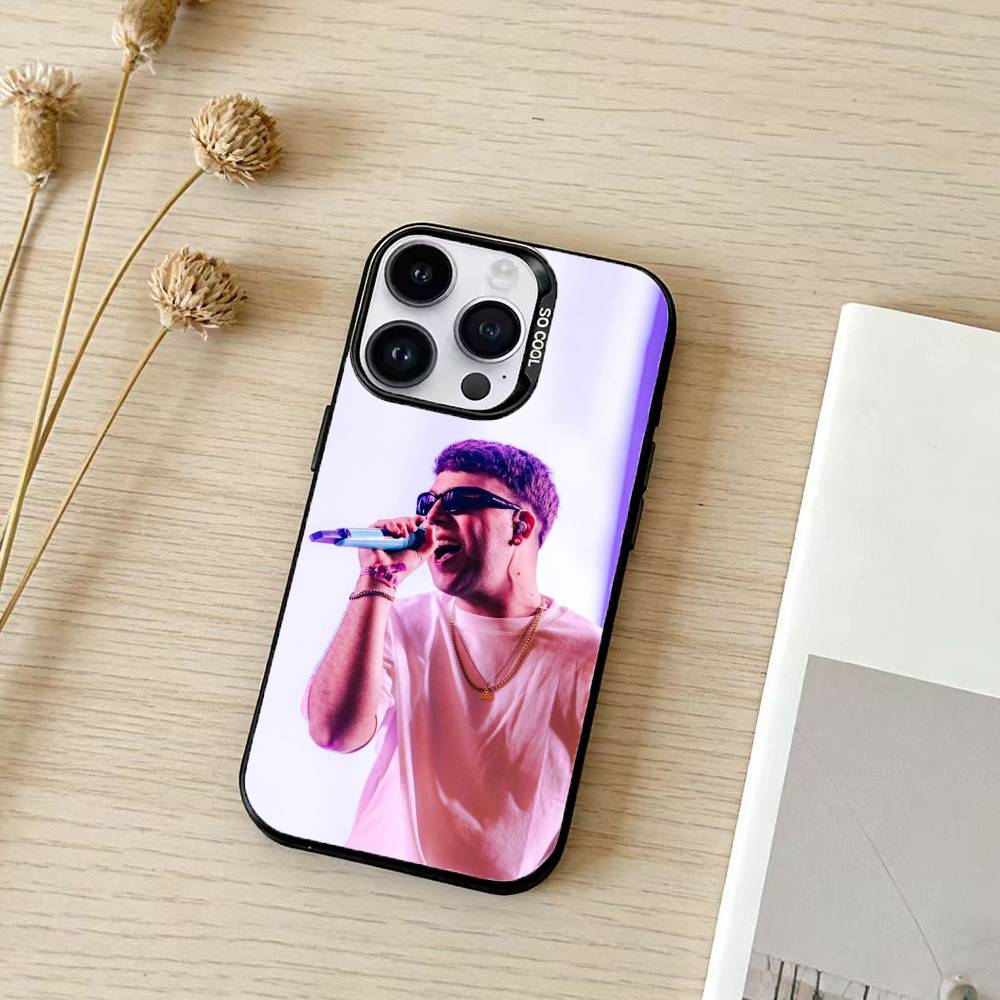 Rapper Q-Quevedo Phone Case For iPhone 17,16,15,14,13,12,11,Pro Max,Plus Candy Silver Cover