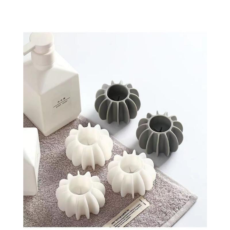 Silikonová kouzelná koule na prádlo Opakovaně použitelné oblečení Nástroj na čištění srsti Odstraňovač chlupů pro domácí mazlíčky Pračka Lapač chlupů pro kočky