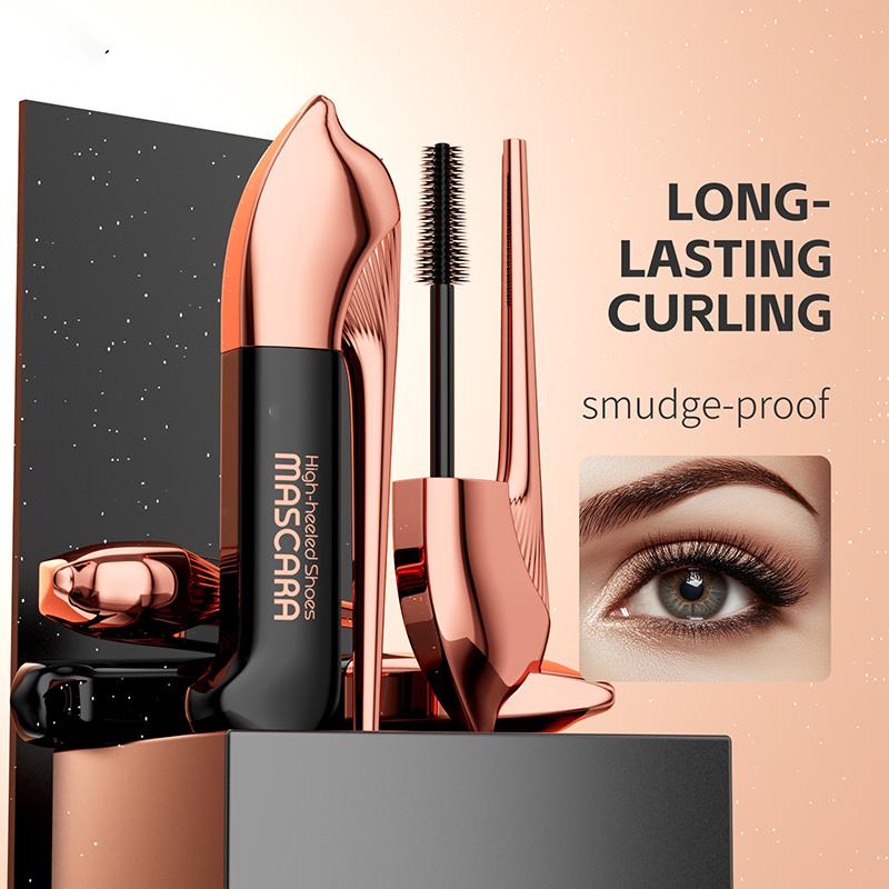 High Heel Mascara – Smudge-Proof & Clump-Free for Long-Lasting Curled Lashes 1pc