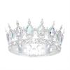 Europäische Barock Strass Königskrone Kopfschmuck Tiara