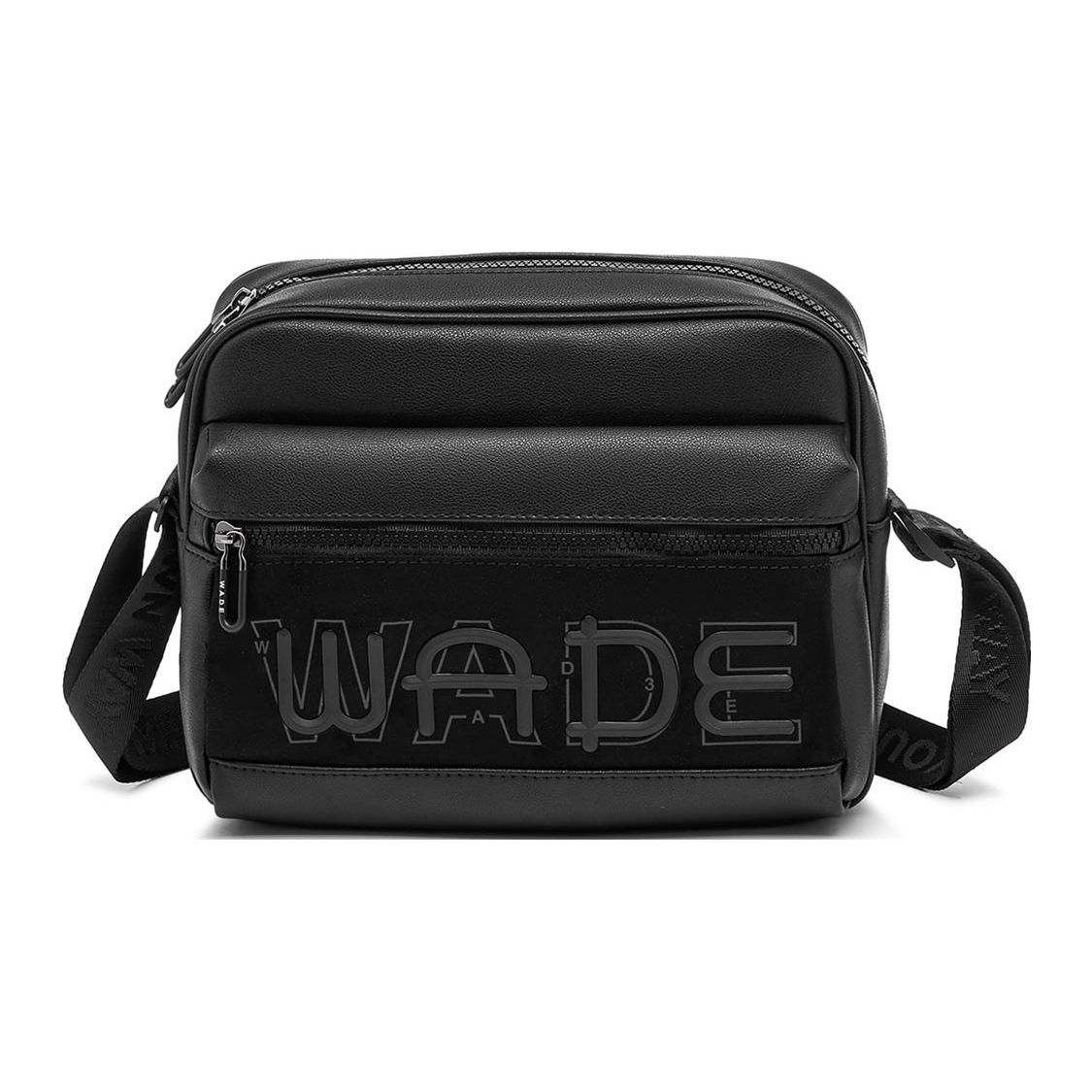 Li Ning Wade X Artist Cyril Collaboration Series Dreamer Theme Sports Leisure Shoulder Crossbody Bag Unisex bags Black ABDT321-1 One Size